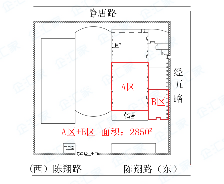 104板块,层高12.5米,有行车牛腿