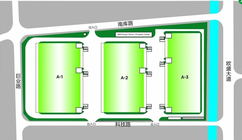 紧贴高速,冷链商超,9米净高